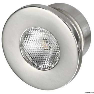 Infälld LED instegsbelysning 12/24W 1W blå