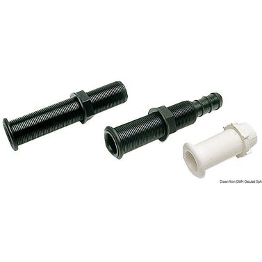 Vandafløbsbøsning hvid 22.7 x 78 mm