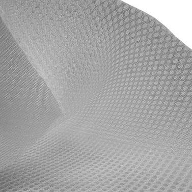 Airmesh-kangas 3D Pintakäsittely backingilla 2mm Valkoinen