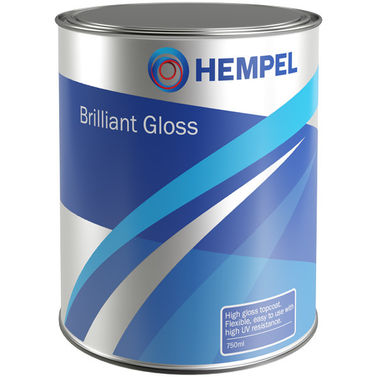 Hempel Brilliant Gloss Högblank Båtlack "Town Grey" Grå 0,75L