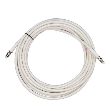 1852 VHF-kabel hvit RG-8X med lavt tap med FME-kontakt - 25m