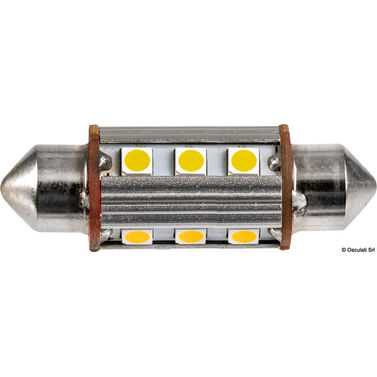 2 Festoon LED-lamppu 42 mm 3000K 12 LED