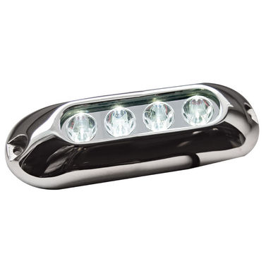Undervattensstrålkastare med 4 vita LED
