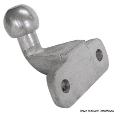 Tilhengerkule for tilhenger, rett vinkel