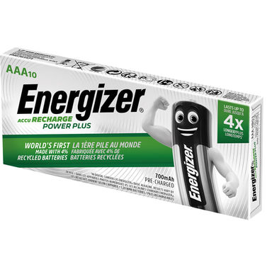 energiser oppladbar power plus AAA 700 mAh 10 stk.