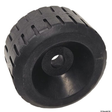 Sivurulla, musta 140x80 mm Ø reikä 21 mm