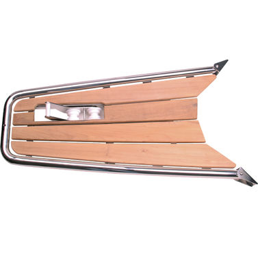Peke Universal med ankerrulle 140x62,5 cm rør Ø42 mm, teak