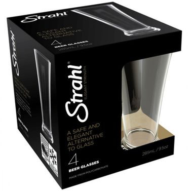 Strahl Olutlasi Polykarbonaatti 4-pakkaus 285 ml 