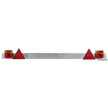 Justerbar bakre lysbjelke med lykter 110/190 cm