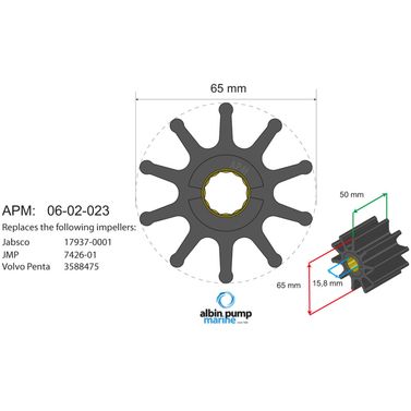 Impeller Kit 06-02-023 Innenbords