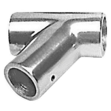 T-kobling for pulpit 60° 25 mm