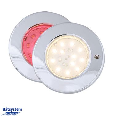 Pinto SMD LED Rött/Vitt Ljus med Brytare, Vit