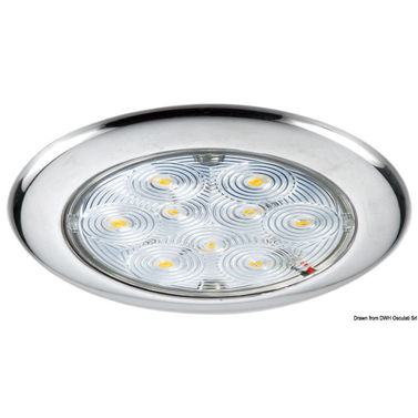 Taklampa med 9 vita LED