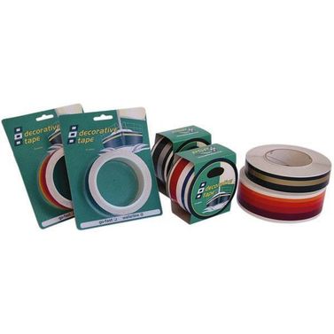 Psp waterline/hulltape orange/rød/rød/rød striber 39mm x 10m