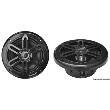 Par dobbeltkonushøjttalere 6.5" - 2x120W - sorte