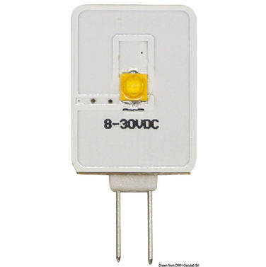 LED-pære - G4 sideskrue 12/24 V 1.5 W