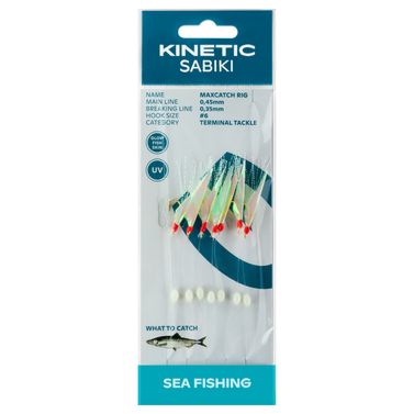 Kinetic Sabiki Sildeforfang Maxcatch, Fishskin/Mix