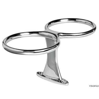 2-kopps koppholder AISI 316 for skruemontering