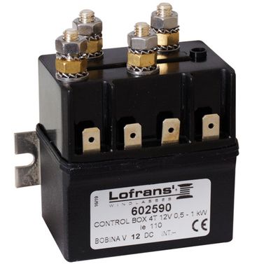 Lofrans 12V reléboks for 2- og 4-polet ankervinsj 500-700 W