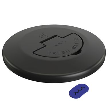 Roca Dækspåfyldning Låg Sortanodiseret