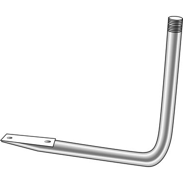 Båtsystem Antennfäste med 1"nf Gänga