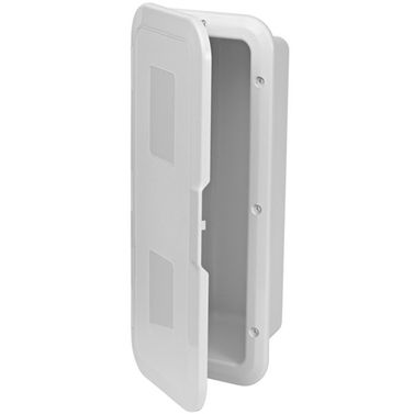 Inbyggnadsbox med lucka 420x170x100mm Vit