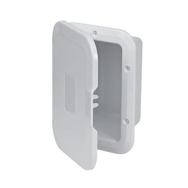 Innbydningsboks med Luke 235 x 160 x 100 mm Hvit Innbydningsboks med Luke 235 x 160 x 100 mm Hvit