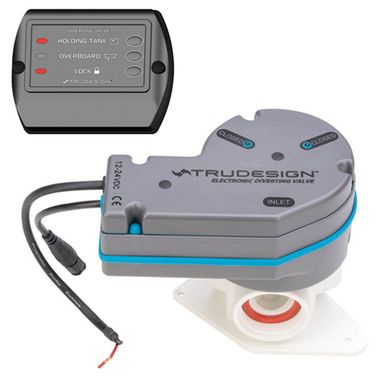 Trudesign Elektrisk Y-ventil med panel, 12- 24V