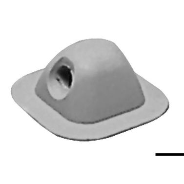 Klys 96x96 mm grå RAL 7035