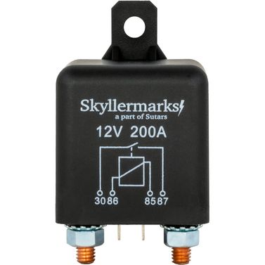 Skyllermarks Skiljerelä 200A 12V