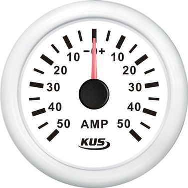 Kus Amperemeter Hvid med 50A Shunt