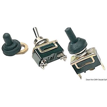 Vippebryter ON-OFF-ON, 3 terminaler