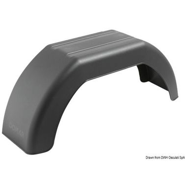 Moplen skjerm for 10" hjul