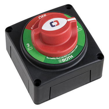 Akkuerotin/päävirtakytkin 550A OFF-1-BOTH-2
