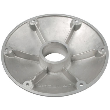 Reservebase polert anodisert aluminium Ø 165 mm