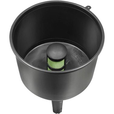 Tragt med indbygget snavs- og vandfilter 19 L/MIN