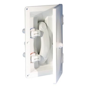 Whale elegance dusch,  varmt+kallt infälld med lock