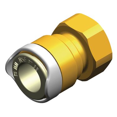 Adapter 3/8'' hona mässing