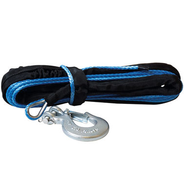 Rock Trailertau med 1/4" Krok Ø5 mm x 12 m 2500 kg Svart Rock Trailertau med 1/4" Krok Ø5 mm x 12 m 2500 kg Svart