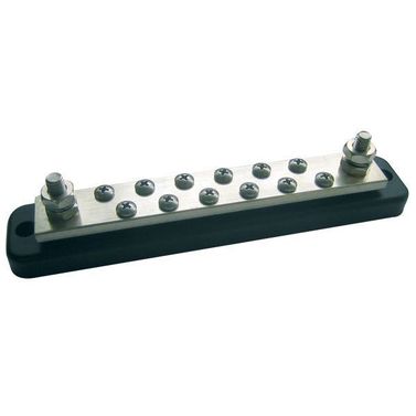 Sähköliitäntälohko kuparia +/-10johtimista.