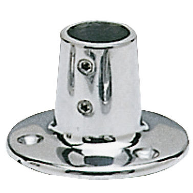 Rund pulpitfot AISI316 90° 22 mm