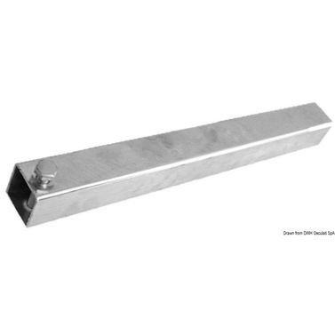 Rör för sidorullar 30 x 30 mm