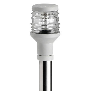 Compact foldbar mast 60 cm 360° ankerlanterne hvid