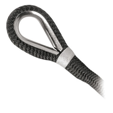 Pleissattu kiinnitysköysi musta 16 mm x 11 m