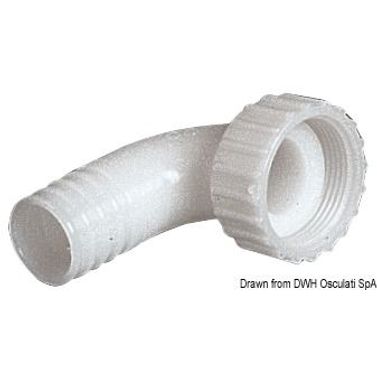 90° naarasletkuadapteri 3/4" x 16 mm