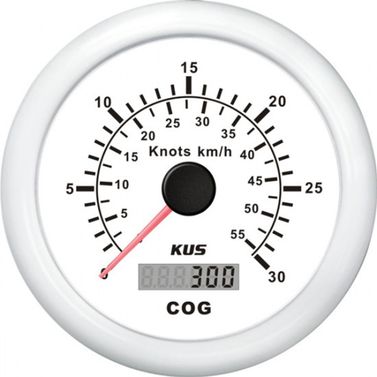 Kus GPS Loki Valkoinen, 0-30 Solmua, 12/24v, Ø:85