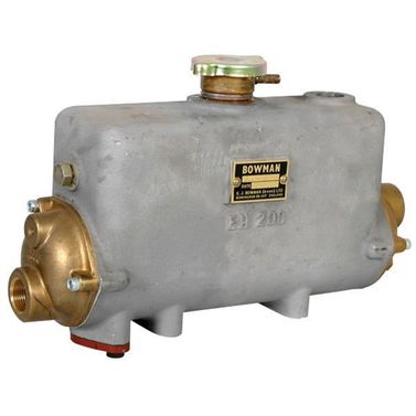 Bowman Värmeväxlare 2-kretskylning, 150hk, 470x250x150mm, Ø:50mm