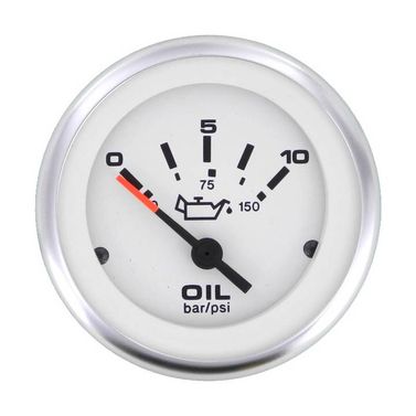 Manometer for oljetrykk 10 bar Lido Fogfree