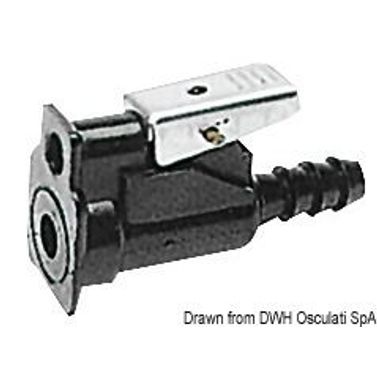 SUZUKI/OMC drivstoffslange hunnkobling Ø 8 mm