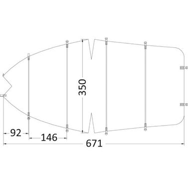 Yleispressu 550/610 x 240 cm harmaa 300D